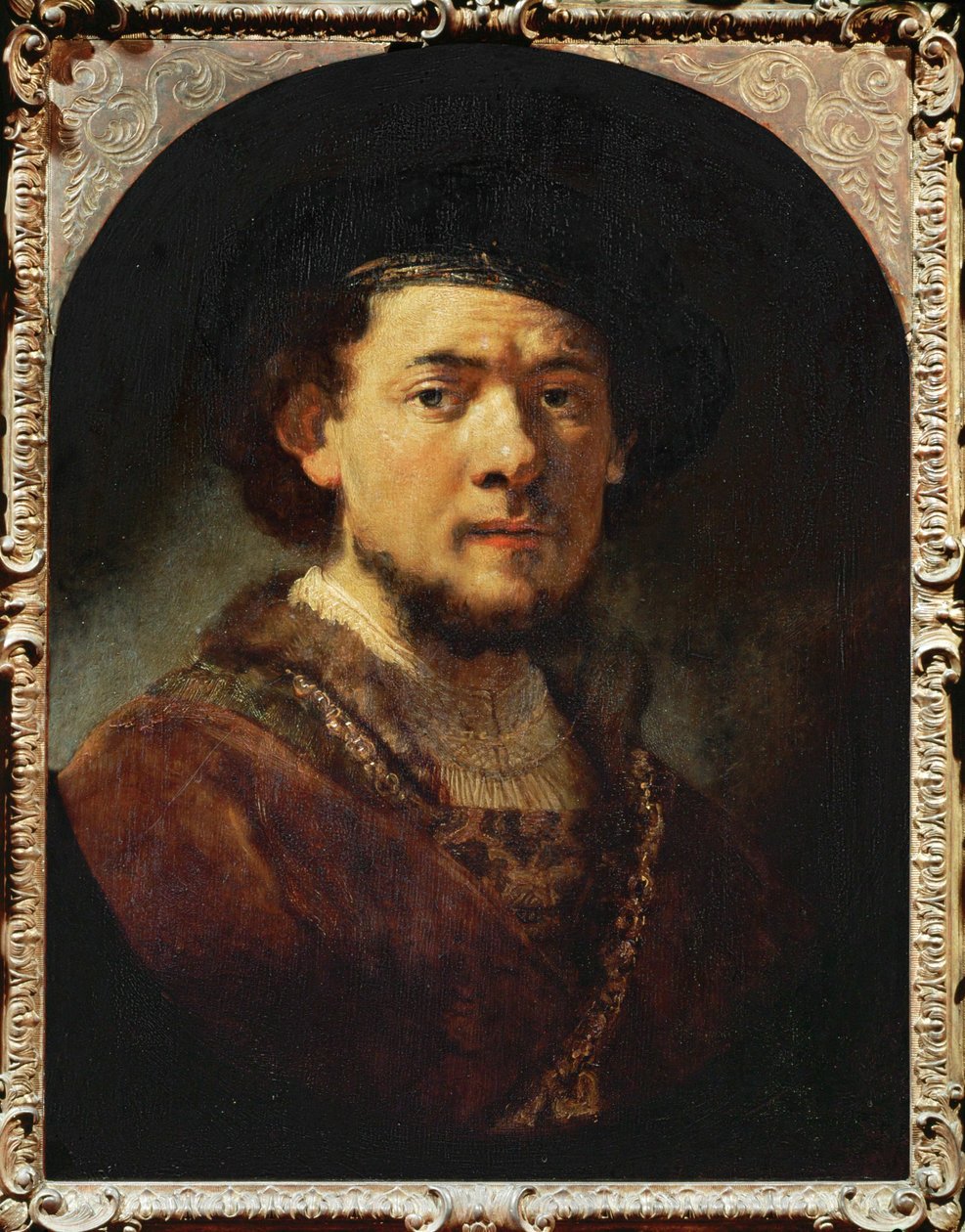 Selbstporträt mit Bart von Rembrandt Harmensz. van Rijn