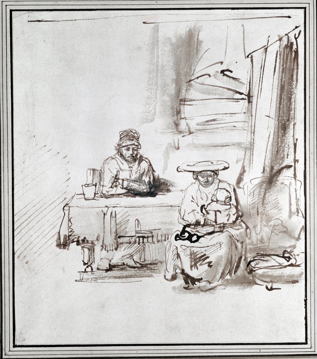 Die Heilige Familie von Rembrandt Harmensz. van Rijn