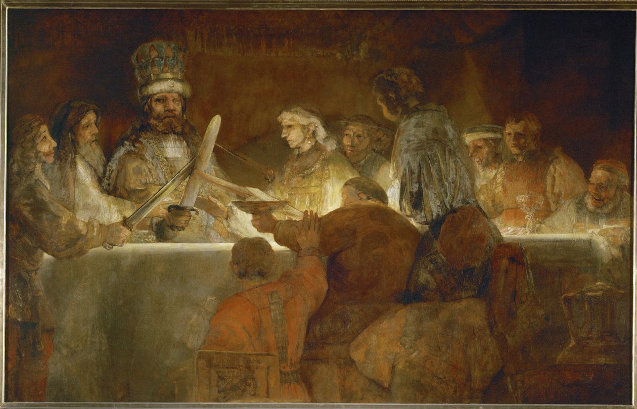 Der Eid der Bataver, aus der Geschichte des Tacitus von Rembrandt Harmensz. van Rijn