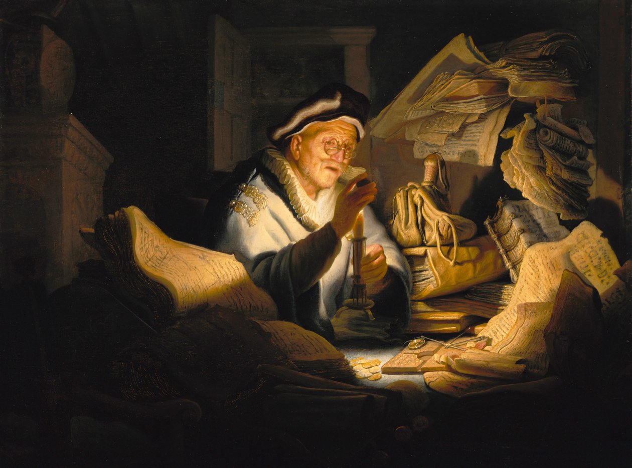 Das Gleichnis vom reichen Narren von Rembrandt Harmensz. van Rijn