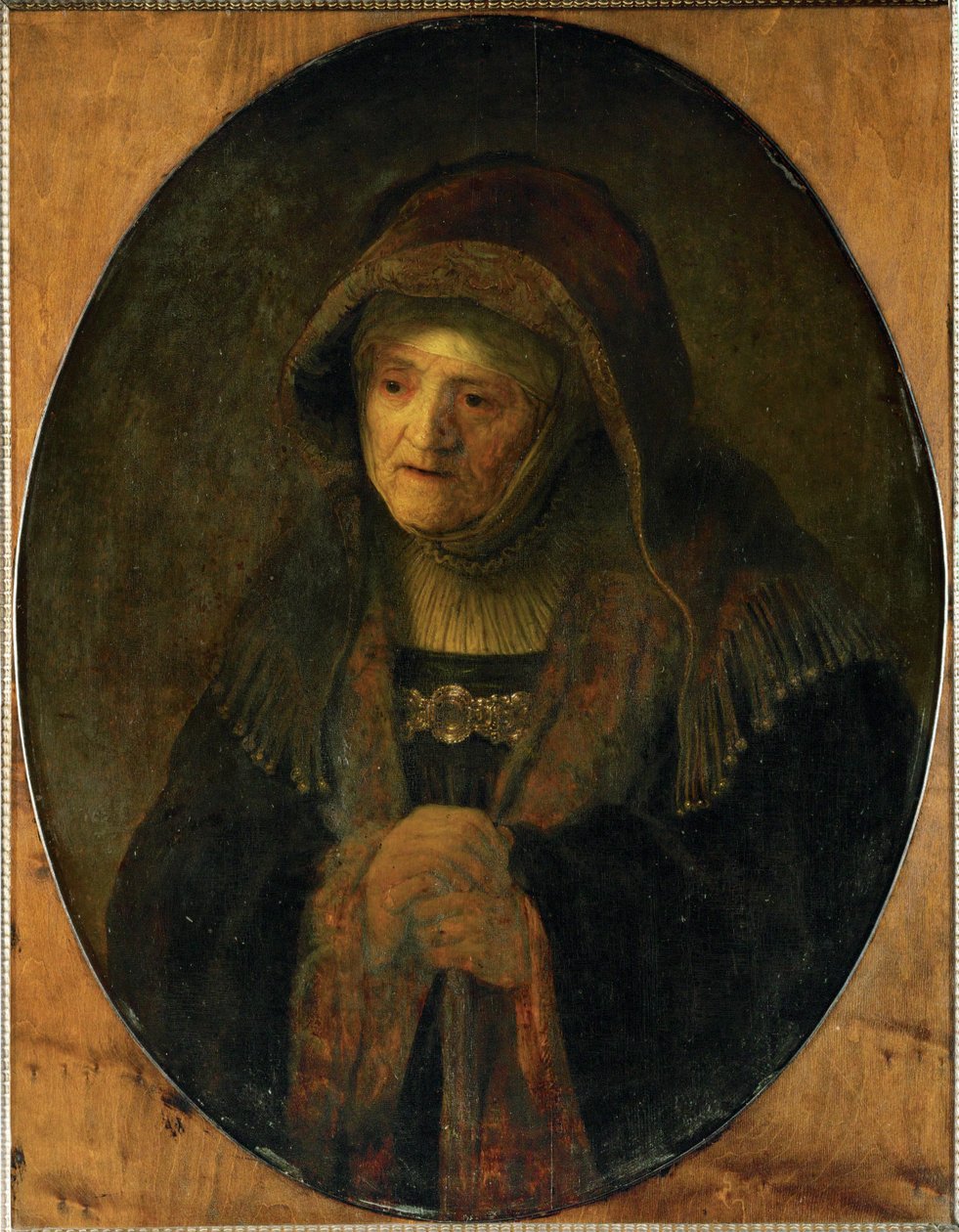 Die Mutter des Künstlers als Prophetin Hannah von Rembrandt Harmensz. van Rijn