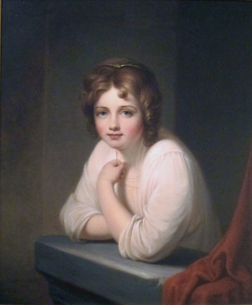 Mädchen am Fenster (Rosalba Peale) von Rembrandt Peale