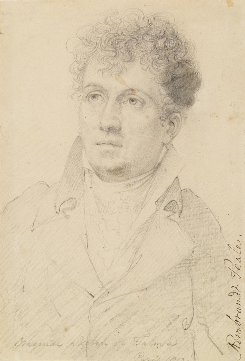Porträt von Francois Joseph Talma von Rembrandt Peale