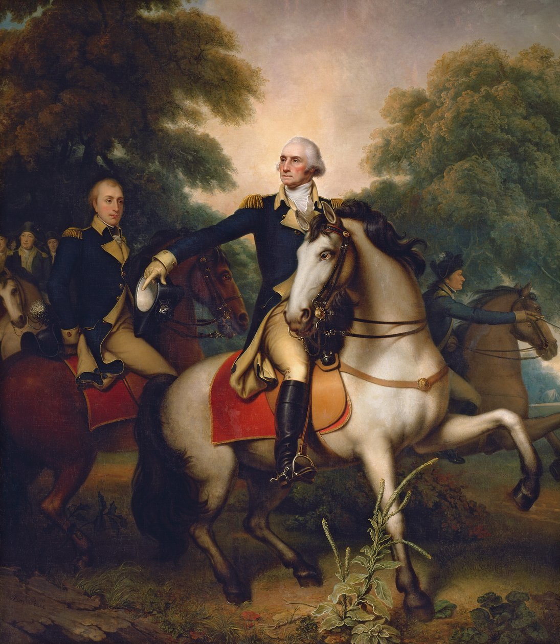 Washington vor Yorktown von Rembrandt Peale