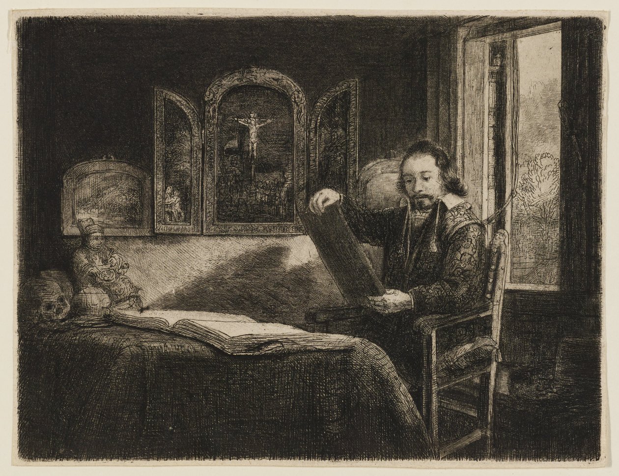 Abraham Francen, Kunsthändler von Rembrandt van Rijn