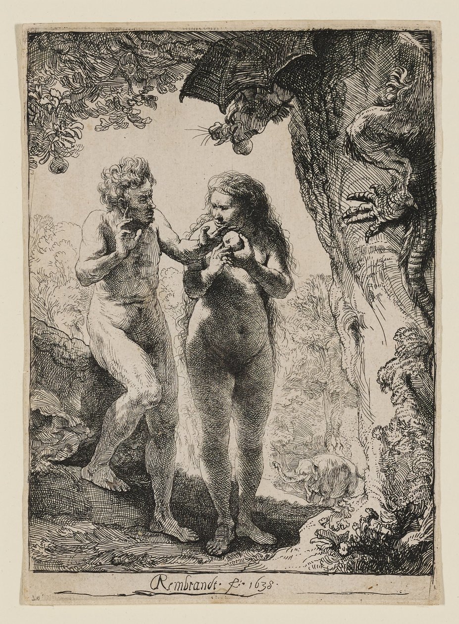 Adam und Eva von Rembrandt van Rijn