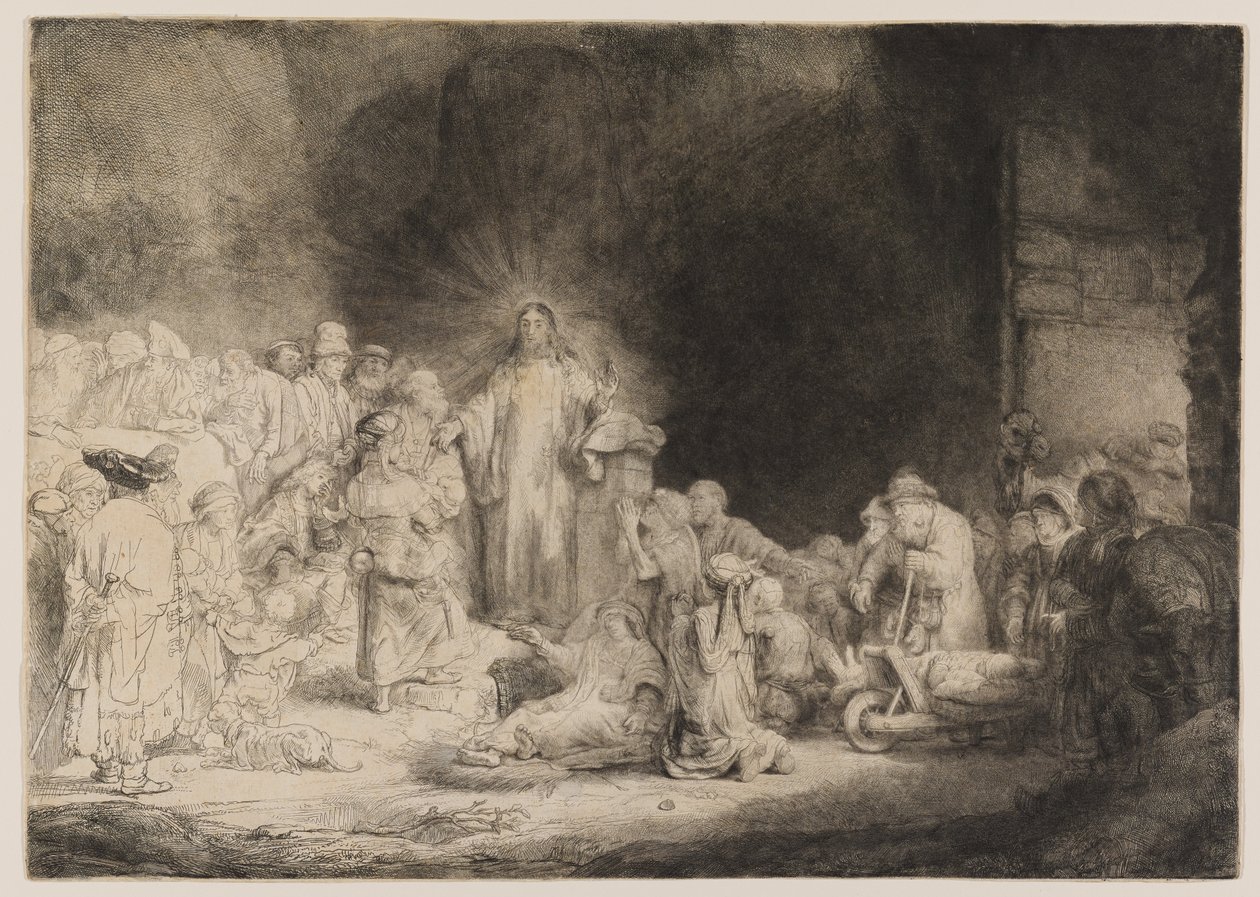 Christus heilt die Kranken von Rembrandt van Rijn