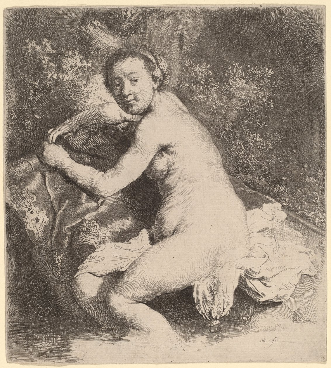 Diana beim Bad von Rembrandt van Rijn
