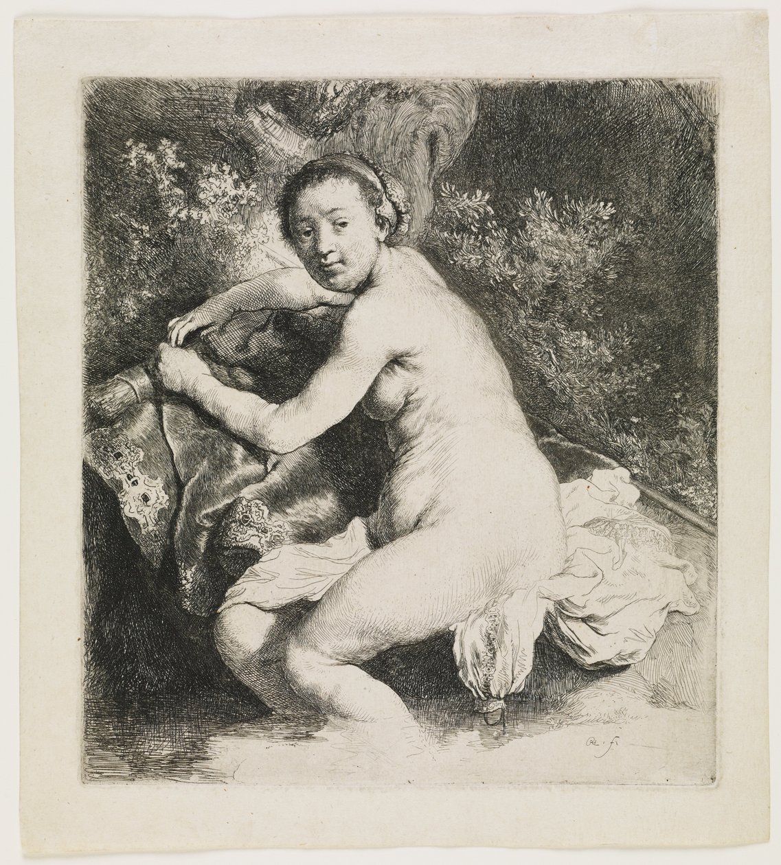 Diana beim Bad von Rembrandt van Rijn