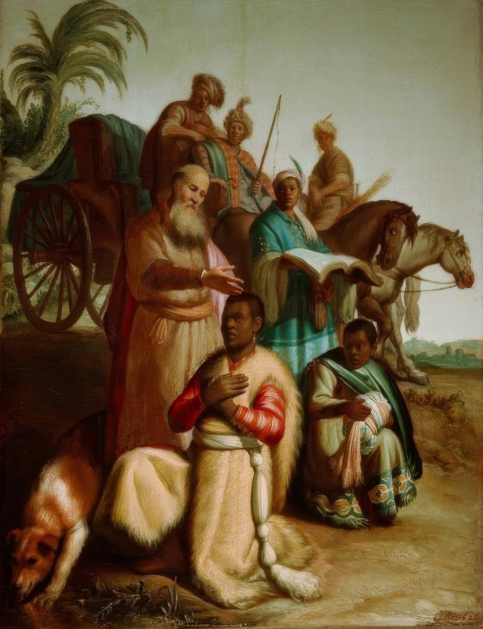 Die Taufe des Kämmerers von Rembrandt van Rijn