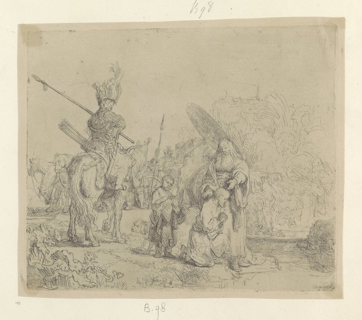 Taufe des Kämmerers von Rembrandt van Rijn