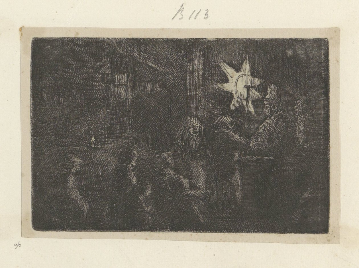 Dreikönige: eine Nachtszene von Rembrandt van Rijn