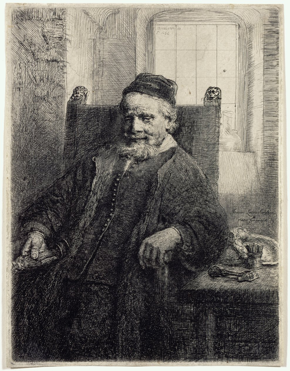 Jan Lutma, Goldschmied von Rembrandt van Rijn