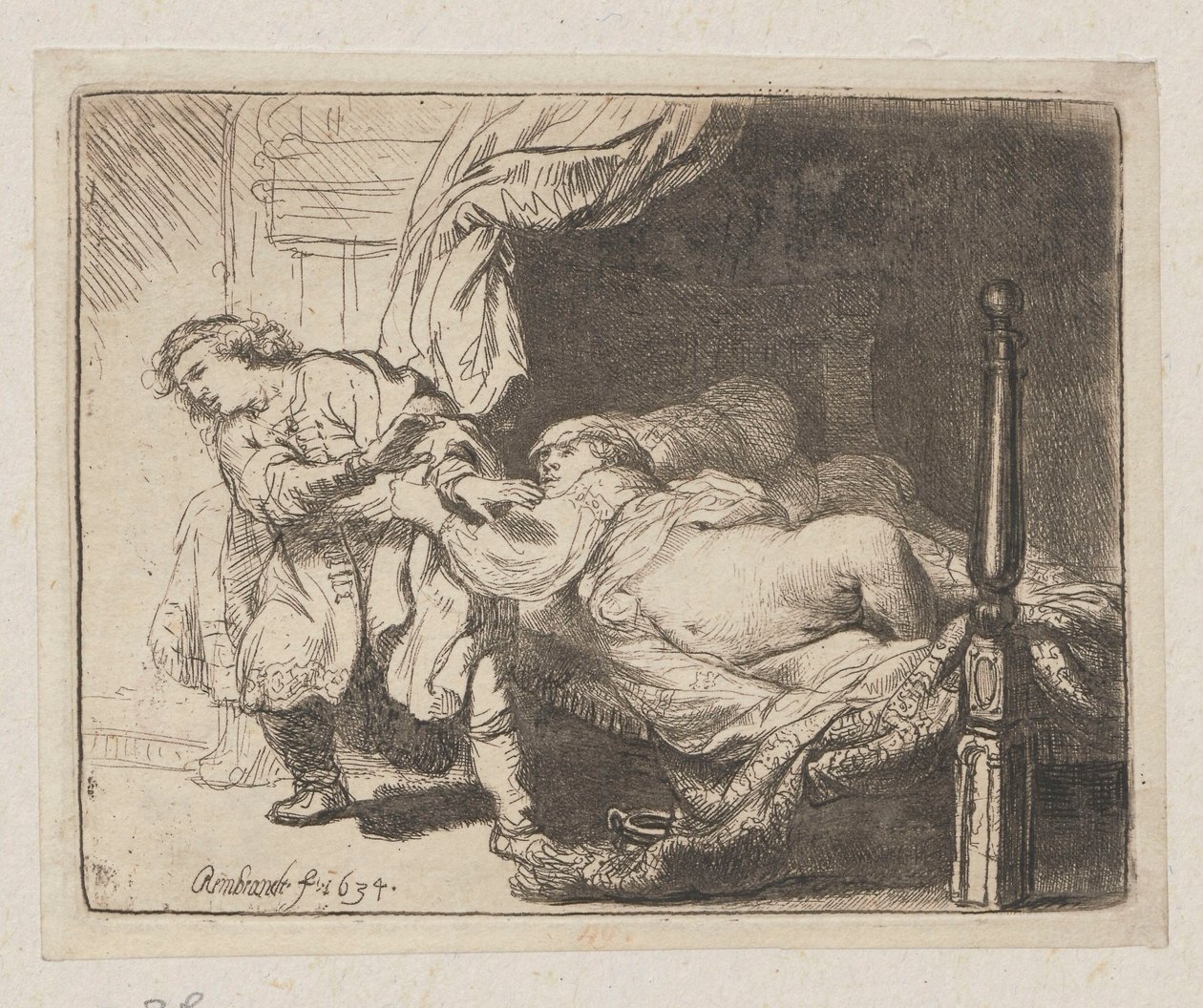 Josef und die Frau des Potifar von Rembrandt van Rijn