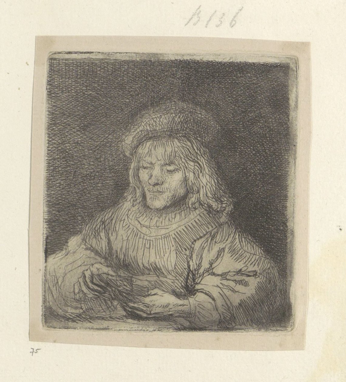 Kartenspieler von Rembrandt van Rijn