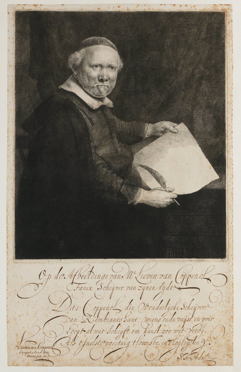 Lieven Willemsz van Coppenol von Rembrandt van Rijn