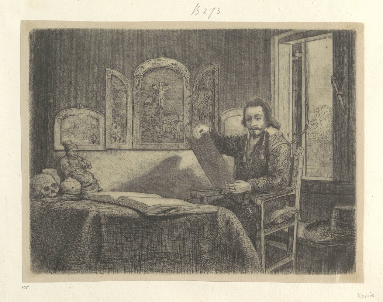 Porträt des Apothekers Abraham Francen von Rembrandt van Rijn
