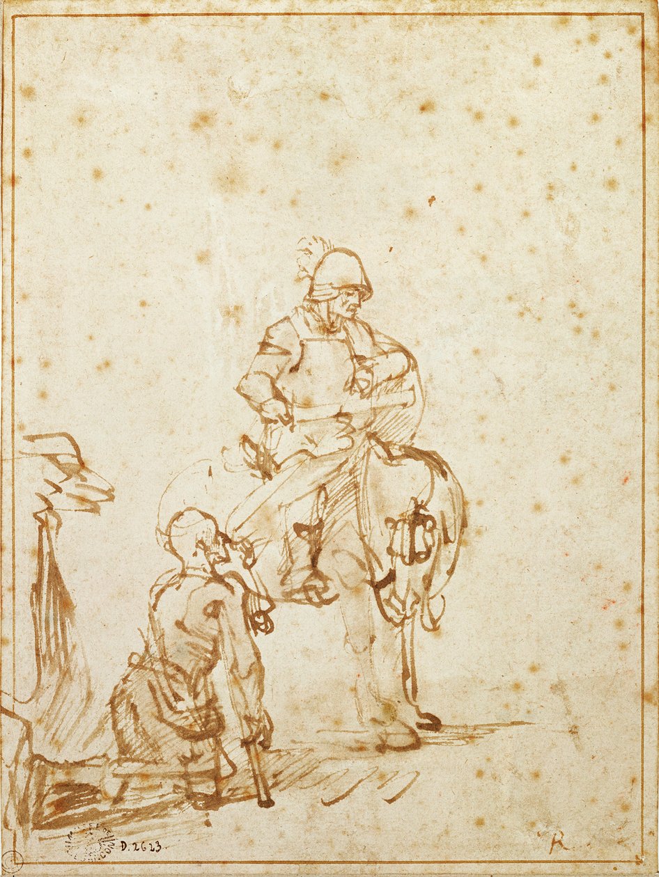 St. Martin und der Bettler von Rembrandt van Rijn