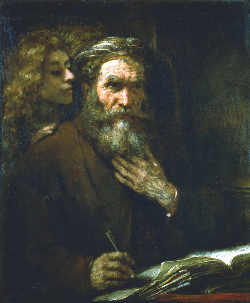 St. Matthäus der Evangelist, 1661 von Rembrandt van Rijn