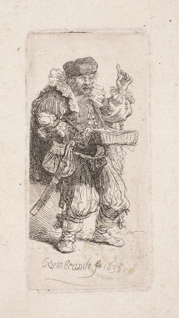 Scharlatan (Hersteller wundersamer Salben) von Rembrandt van Rijn