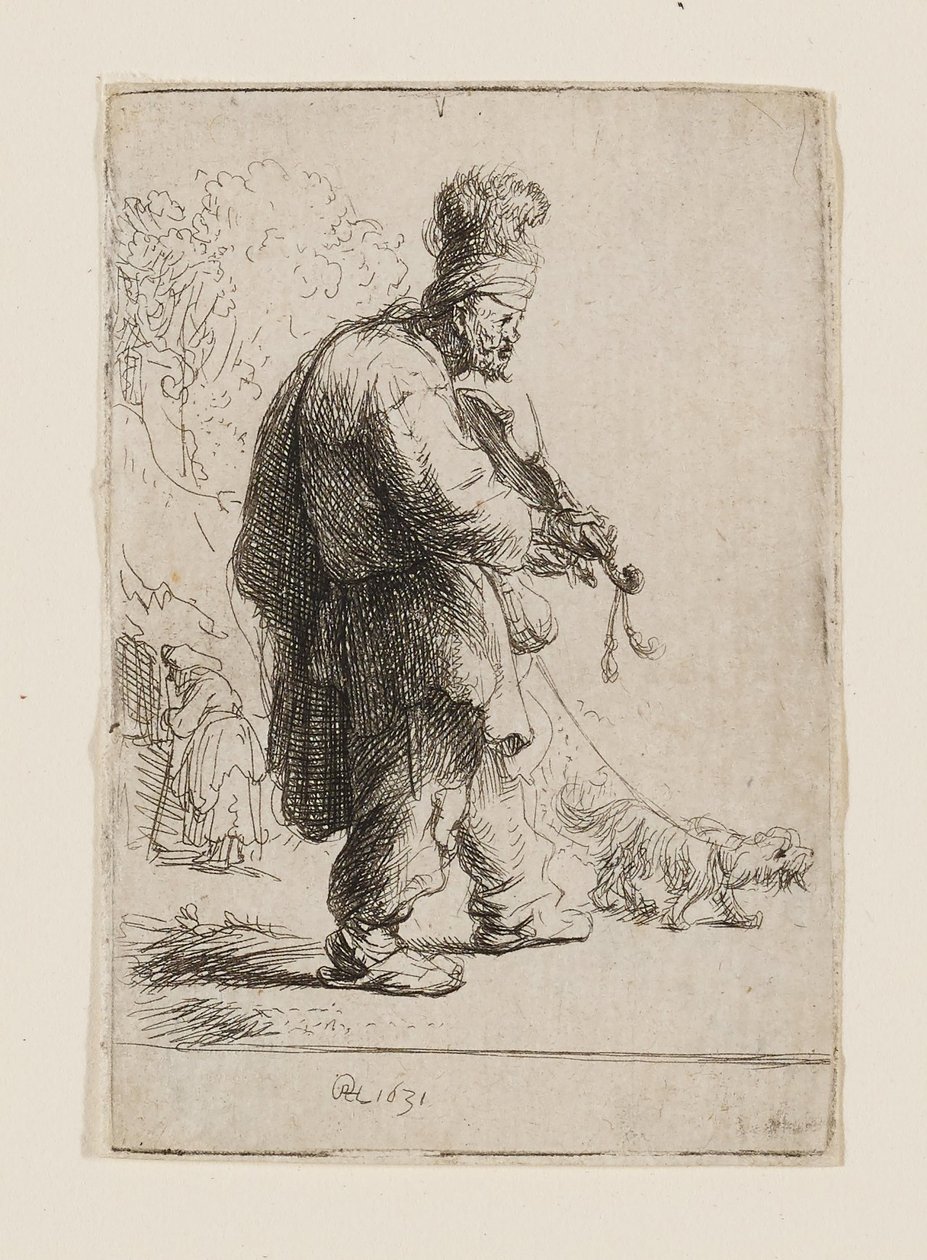 Der blinde Geiger von Rembrandt van Rijn