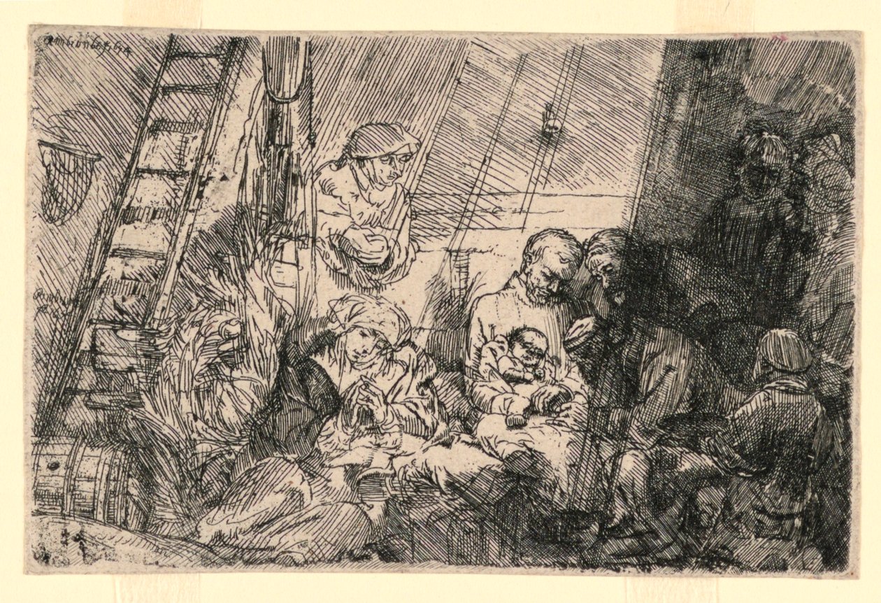 Die Beschneidung im Stall von Rembrandt van Rijn