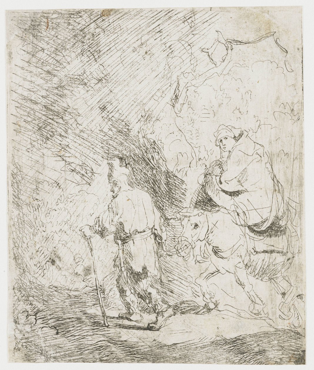 Die Flucht nach Ägypten von Rembrandt van Rijn