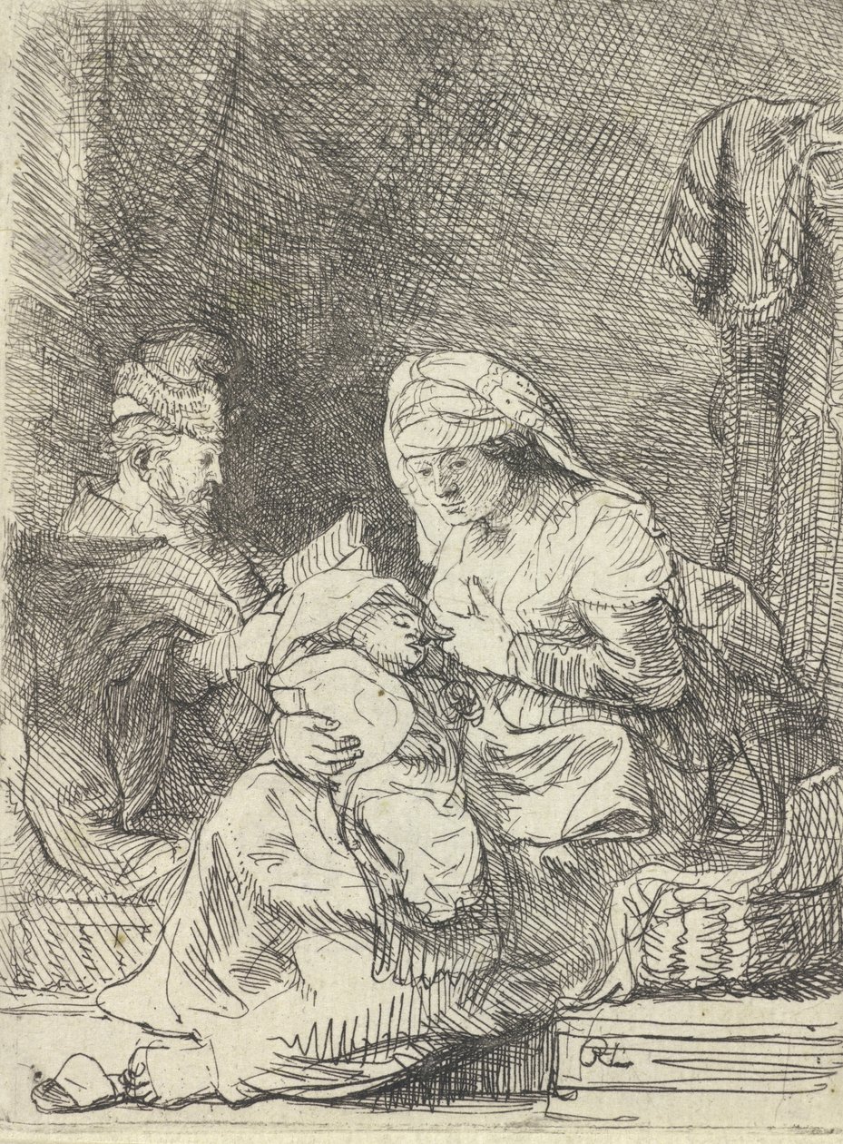 Die Heilige Familie, ca. 1632 von Rembrandt van Rijn