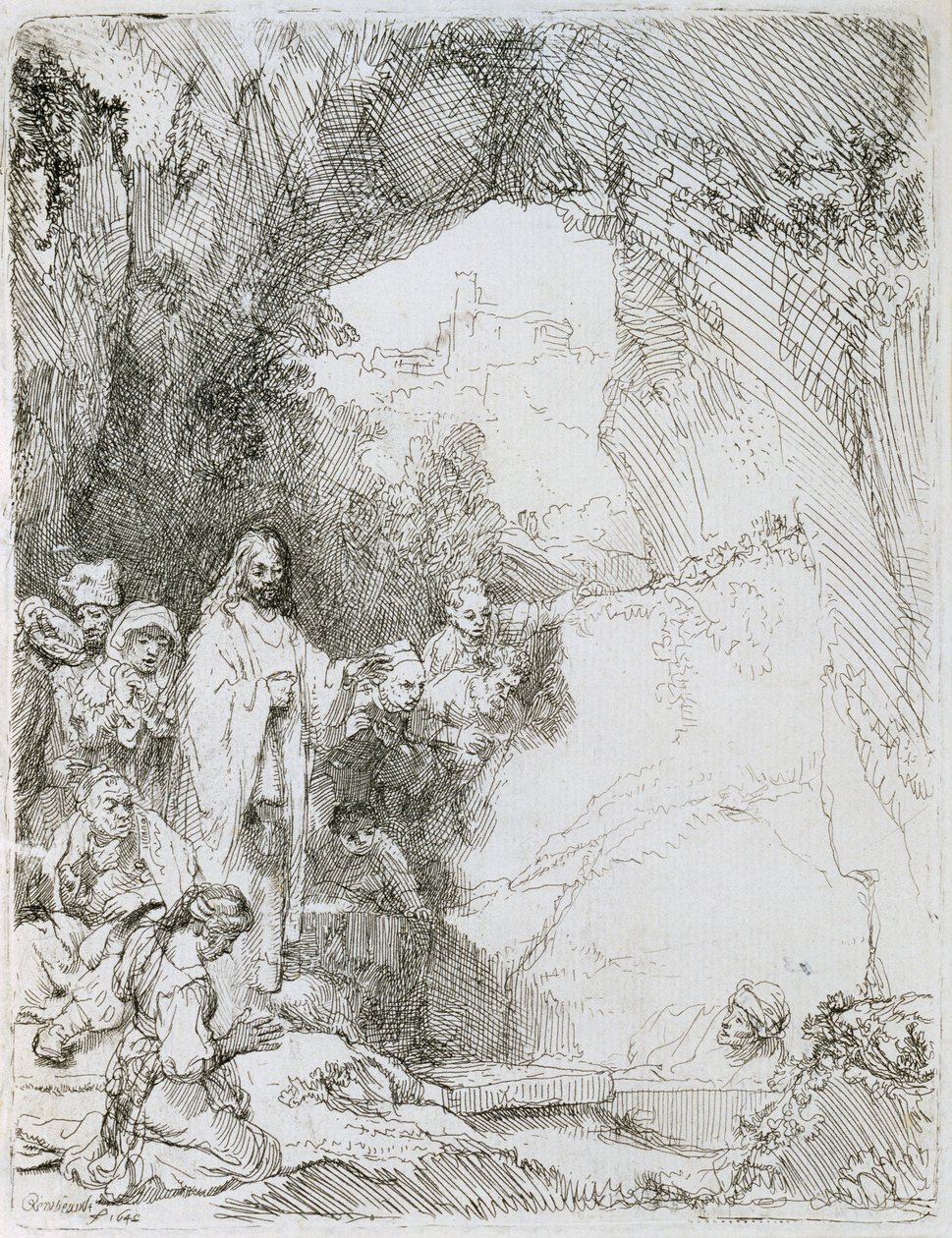 Die Auferweckung des Lazarus, 1642 von Rembrandt van Rijn
