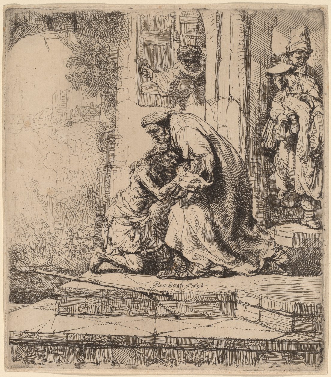 Die Rückkehr des verlorenen Sohnes von Rembrandt van Rijn