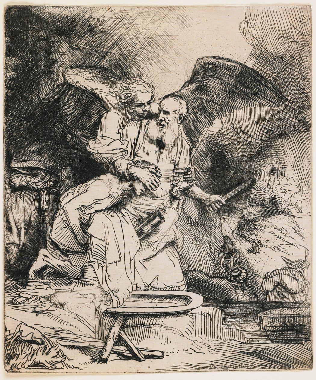 Das Opfer Isaaks von Rembrandt van Rijn