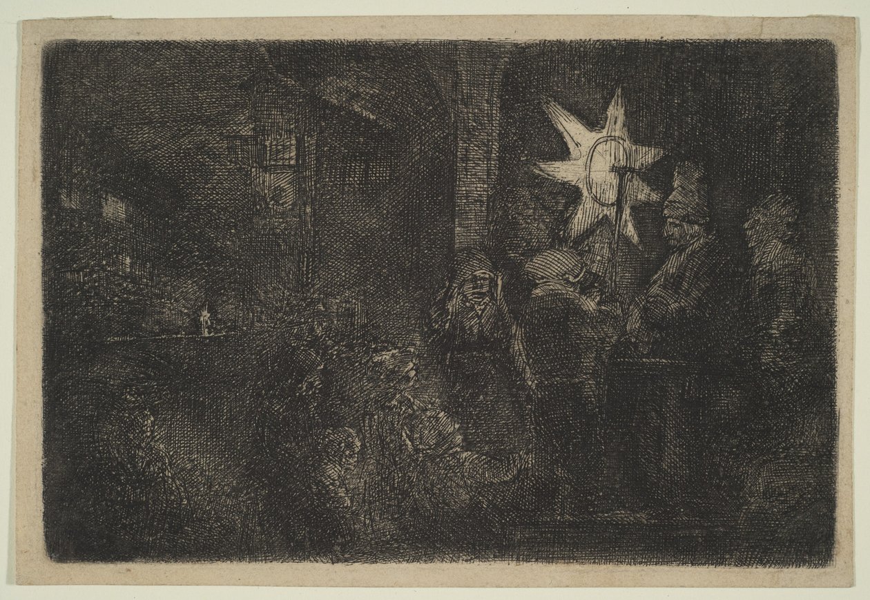 Der Stern der Könige: Ein Nachtstück von Rembrandt van Rijn