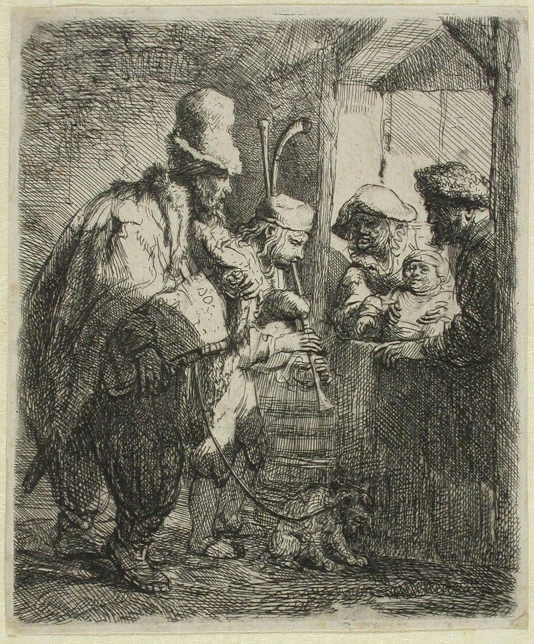 Die umherziehenden Musiker von Rembrandt van Rijn