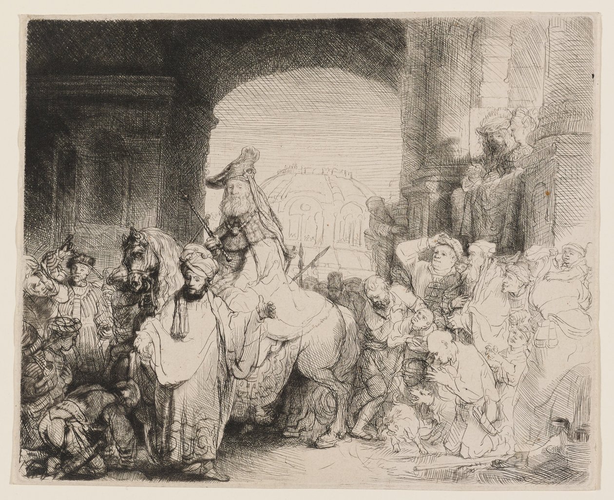 Der Triumph des Mordechai von Rembrandt van Rijn