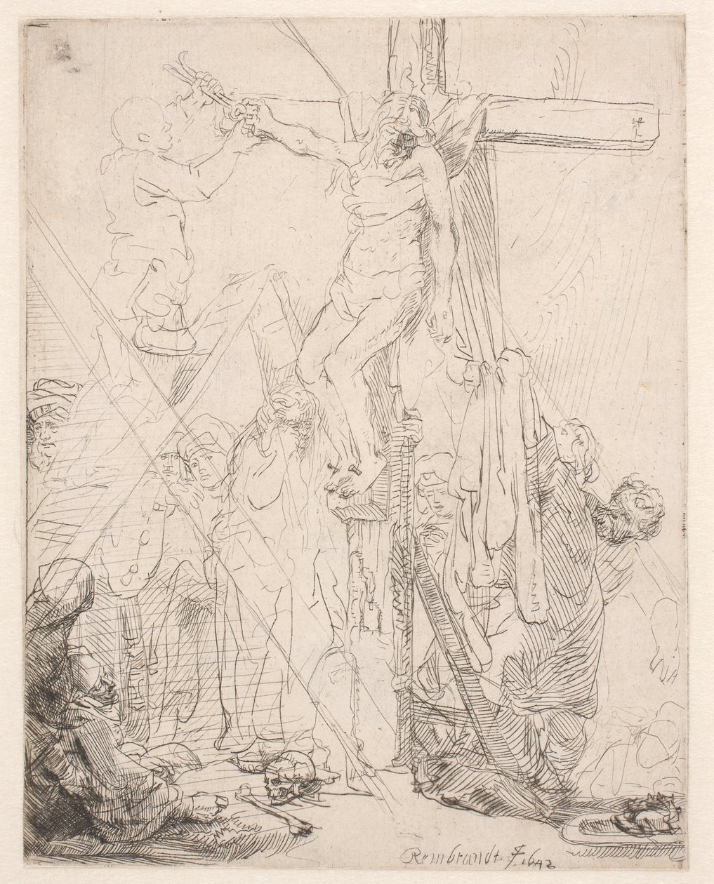 Die Kreuzabnahme: eine Skizze von Rembrandt van Rijn
