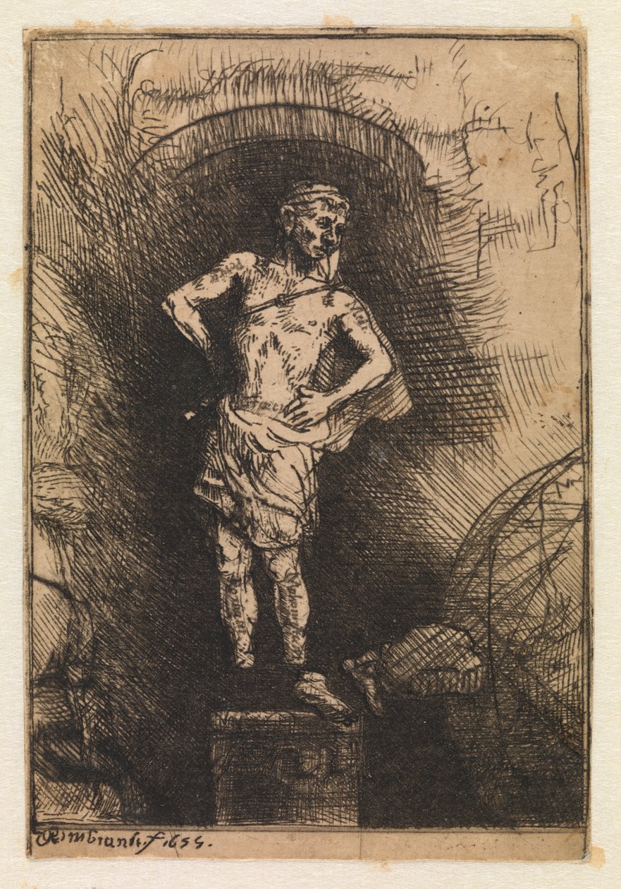 Das Bild, das Nebukadnezar sah von Rembrandt van Rijn