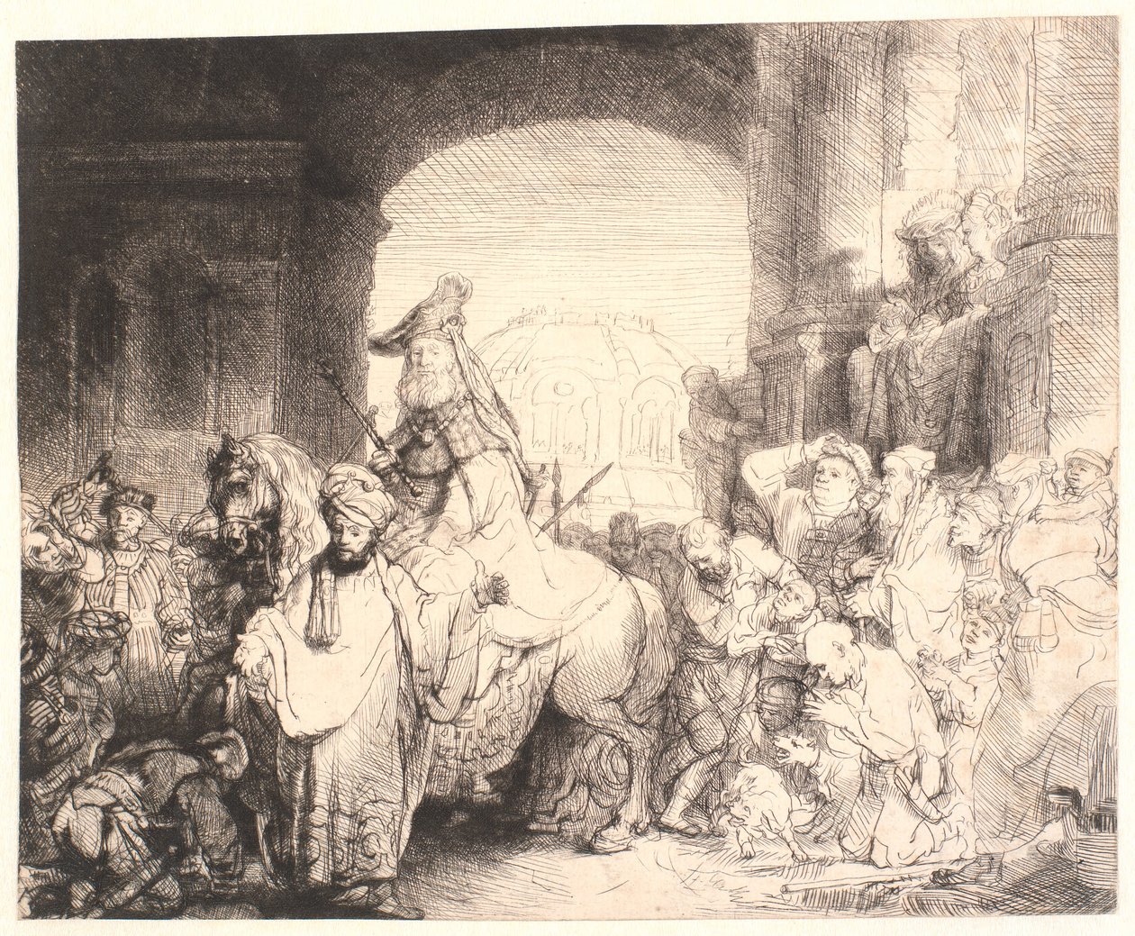 Der Triumph des Mordechai von Rembrandt van Rijn