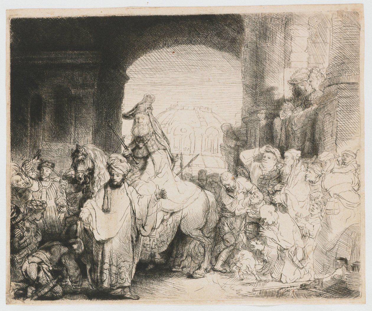 Der Triumph des Mordechai von Rembrandt van Rijn