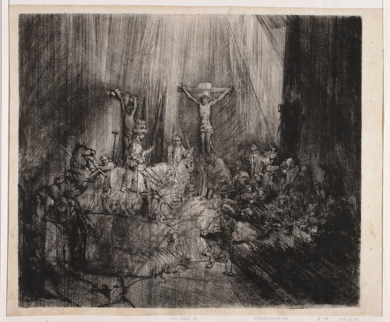 Trzy krzyże von Rembrandt van Rijn