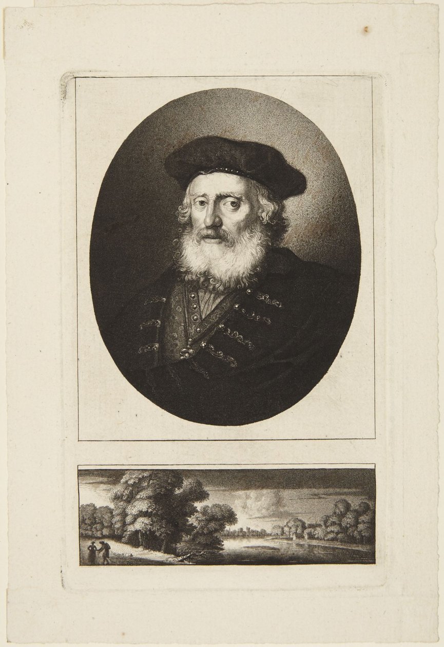 Alter Mann mit Mütze von Rembrandt van Rijn