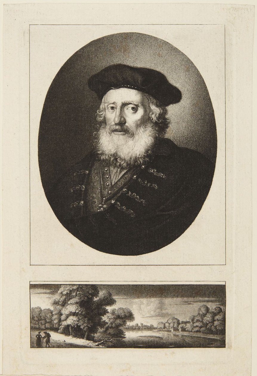 Alter Mann mit Mütze von Rembrandt van Rijn