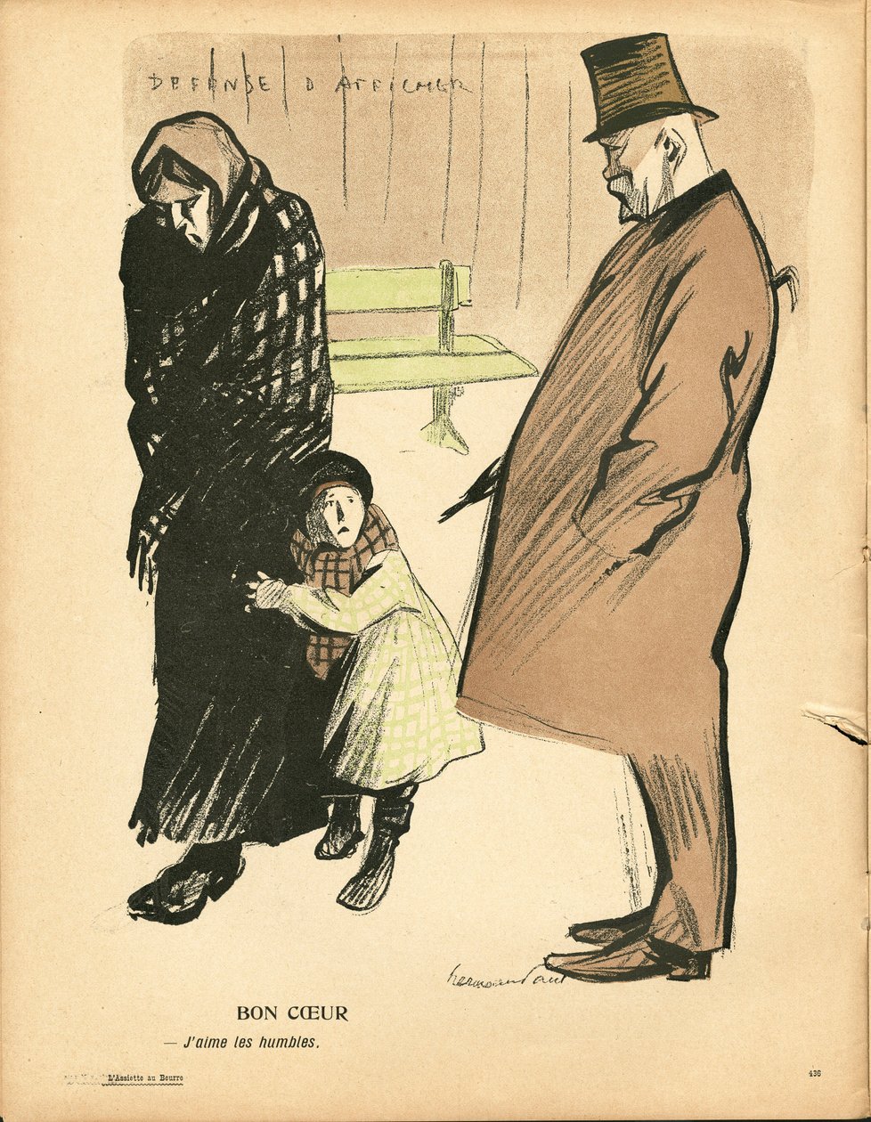 Der Butterteller, Nummer 236, Satirisch in Farben von Rene George Hermann Paul