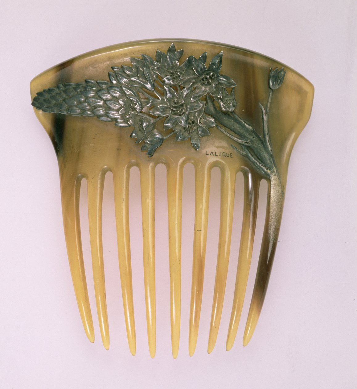 Hornkamm, von Rene Jules Lalique (1860-1945), Paris, 1900-02 von Rene Jules Lalique
