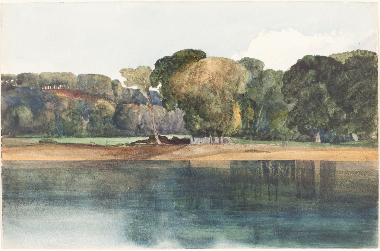 Landschaft mit Bäumen und Wasser von Reverend James Bulwer