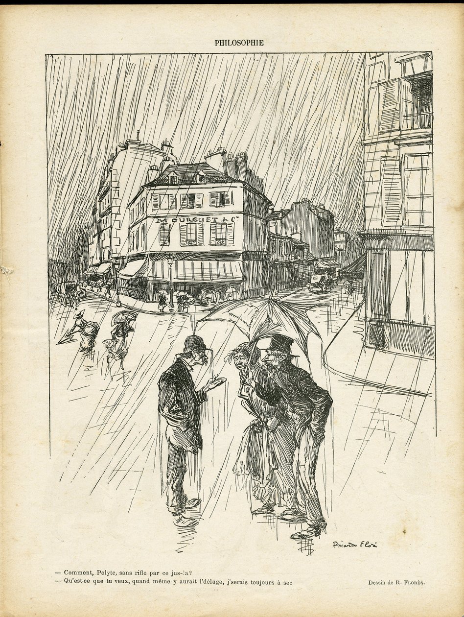 Illustration von Ricardo Flores (1878-1918) in Le Rire von Ricardo Flores