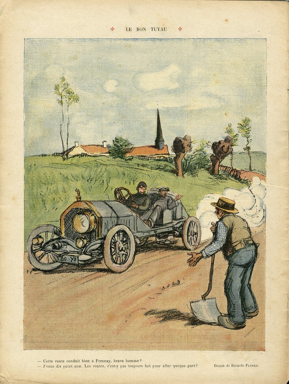 Illustration von Ricardo Flores (1878-1918) in Le Rire von Ricardo Flores