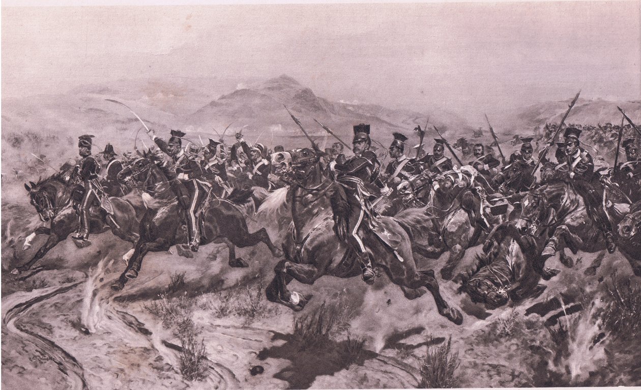 Der Angriff der Leichten Brigade bei Balaklawa von Richard Caton Woodville junior