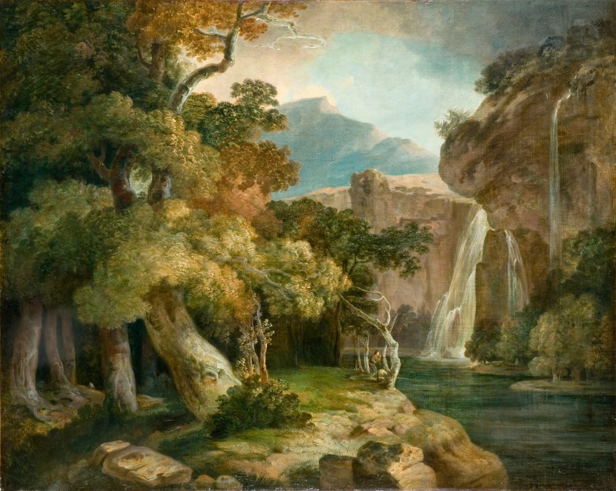 Fluss bei Penegoes von Richard (style of) Wilson