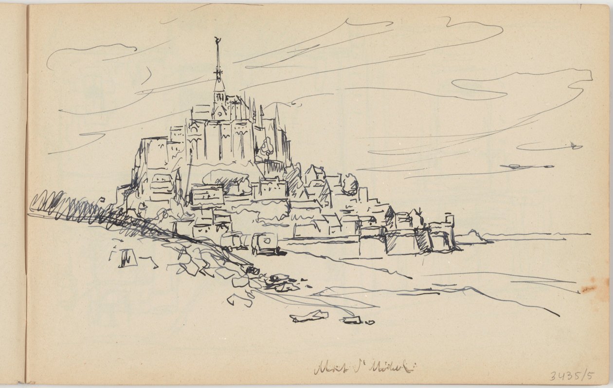 Mont Saint-Michel von Richard Baseleer
