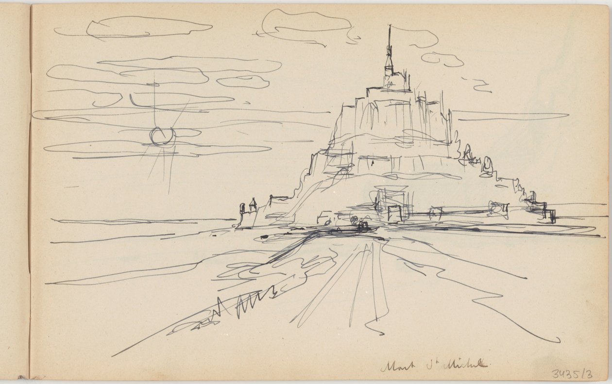 Mont Saint-Michel von Richard Baseleer